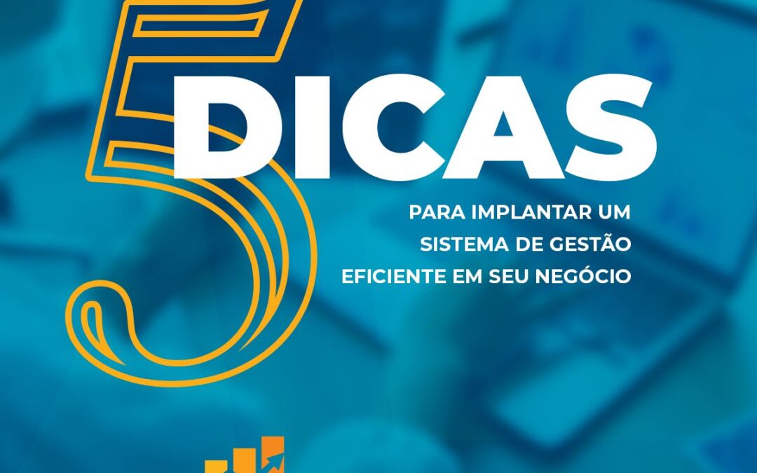 5 dicas para implantar um sistema de gestão eficiente em seu negócio