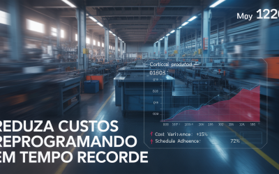 Reprogramar a produção leva 3 dias. Deveria levar 3 minutos.